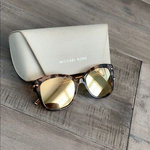 Michael Kors Lia Tortoise Rose Gold Sunglasses